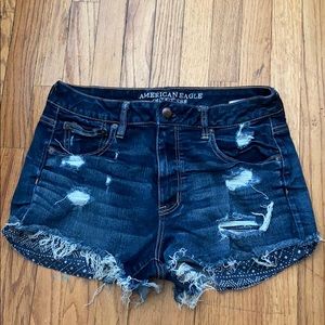 American Eagle Hi-Rise Festival Shorts